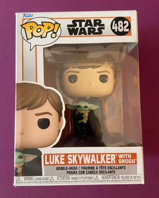 Funko Pop Luke Skywalker(with Grogu) (482)
