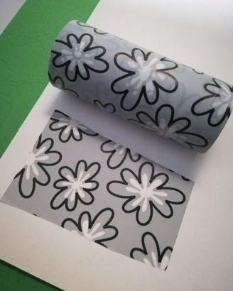 washi tape grigio scrap deco arte hobby