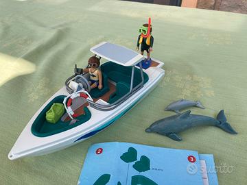 Playmobil barca con dolphini