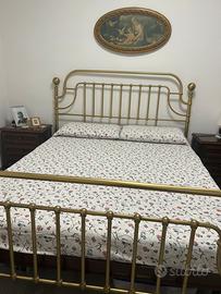 Letto in ottone