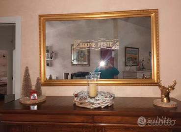 Specchiera anticata foglia oro