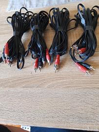 4 cavetti audio RCA da 5 metri cad.