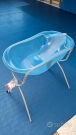 vaschetta neonato OK BABY con supporto come nuova