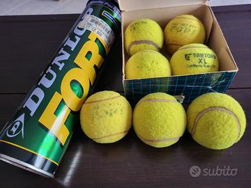 7 palline da tennis Vintage