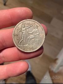 1927 20 lire littore