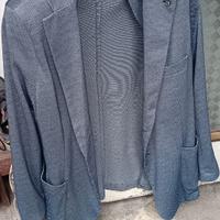 Giacca autunnale blu chiaro tg. 56