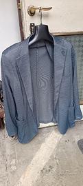 Giacca autunnale blu chiaro tg. 56