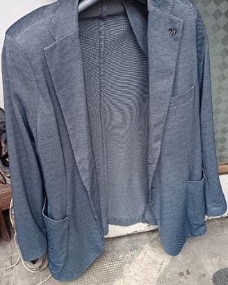 Giacca autunnale blu chiaro tg. 56