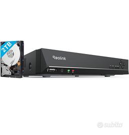 Reolink NVR con Hard Disk 2TB 8 canali