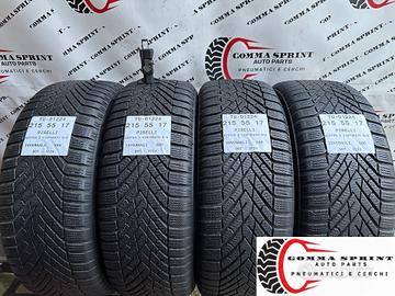 4 PNEUMATICI 215/55 R17 PIRELLI INVERNALI 85%