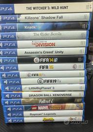 Lotto giochi PS4