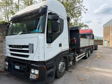 IVECO STRALIS 260s/E4 scarrabile,ribaltabile, Gru