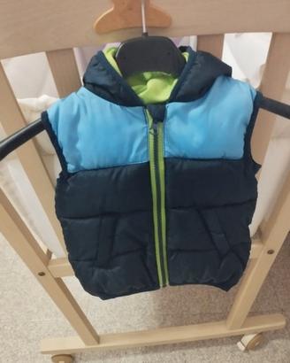Gilet bimbo con cappuccio