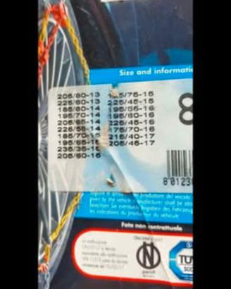 Catene da neve nuove 