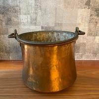 Pentola in rame da arredamento