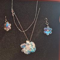 collana e orecchini cristallo 
