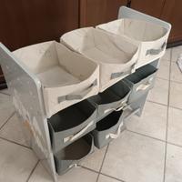 Mobiletto porta giochi bambini i