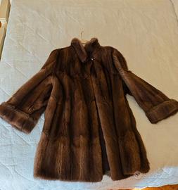 Pelliccia vera vintage con certificato