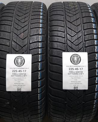4 GOMME 225 45 17 PIRELLI A63129