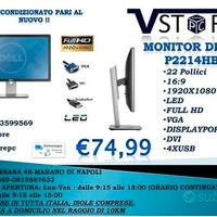 Monitor 22 pollici lcd dell p2214hb full hd