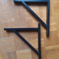 Coppia Staffe Legno 28x31 per mensole