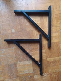 Coppia Staffe Legno 28x31 per mensole