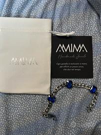 Bracciale Amima in acciaio inox con pietre