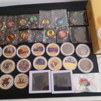 44 monete Marvel,grande lotto a metà prezzo+omaggi