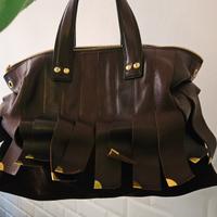 Borsa di pelle Orciani marrone