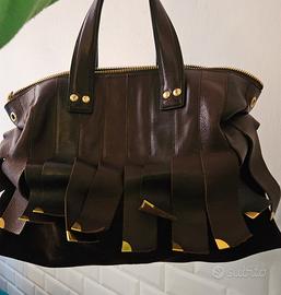 Borsa di pelle Orciani marrone