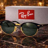Ray-Ban Clubround Classic ORB4246 Nero/Oro Nuovi