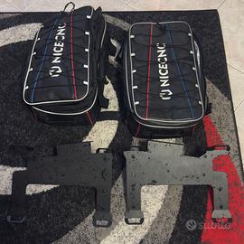 bmw gs supporti sopra valigie vario piu borse