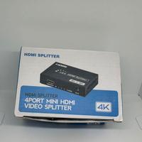 Splitter HDMI 1 in 4 Out 4K