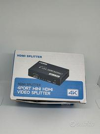 Splitter HDMI 1 in 4 Out 4K