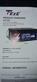 Batteria 12v 200ah lifep04 bms daly bluetooth da