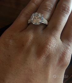 Anello solitario Mon Amour