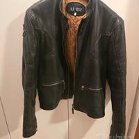 GIACCA GIACCHETTO IN PELLE ARMANI JEANS 