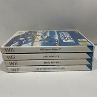 Lotto 4 Giochi Nintendo Wii 