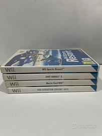 Lotto 4 Giochi Nintendo Wii 