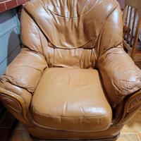 Poltrona in ecopelle