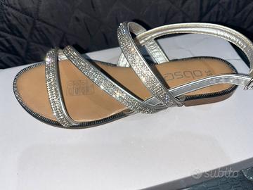 Sandali donna obse argento