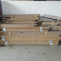 Palchetto in legno + battiscopa in legno