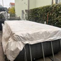 Piscina BestwayPower 100x404x201 cm e pompa sabbia