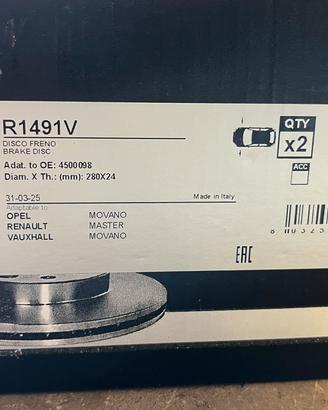 Dischi freno furgone