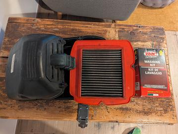 Airbox Cagiva Raptor 650 IE, filtro BMC e kit di p