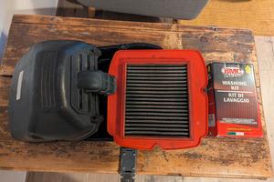 Airbox Cagiva Raptor 650 IE, filtro BMC e kit di p