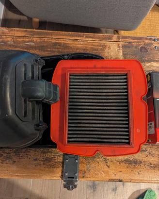 Airbox Cagiva Raptor 650 IE, filtro BMC e kit di p