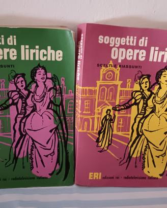 2 Volumi ERI: "Soggetti di Opere Liriche"