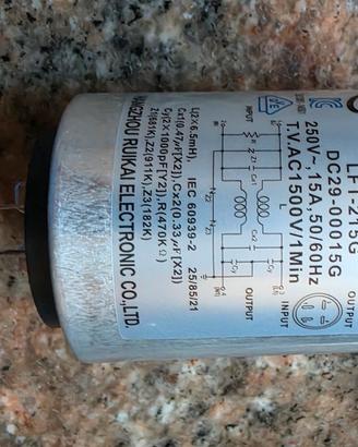 Filtro antidisurbo per lavatrice  Samsung