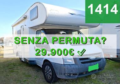 CAMPER CHALLENGER FORD MANSARDATO 6 POSTI DINETTE 